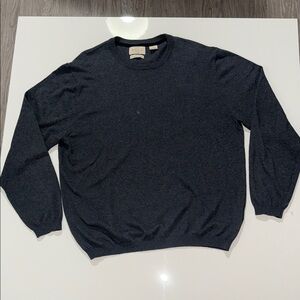 Weatherproof Men's Charcoal Crewneck Sweater Size XL Gray